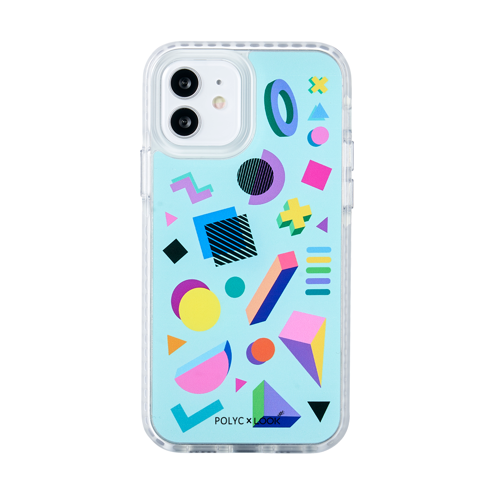POLYC X LOOK# <br> LOOKCASE | Geo Madness | iPhone 12/ 12 Pro
